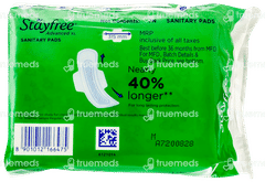 Stayfree Advanced Ultra Comfort With Wings Xl Sanitary Pads 7