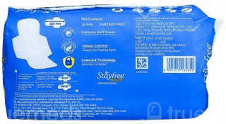 Stayfree Secure Cottony Soft Cover Regular With Wings Sanitary Pads 18