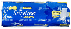 Stayfree Secure Cottony Soft Cover Regular With Wings 7