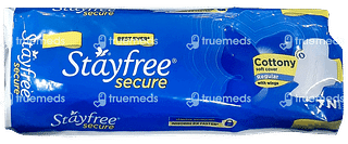 Stayfree Secure Cottony Soft Cover Regular With Wings 7
