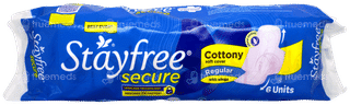 Stayfree Secure Cottony Soft With Wings Xl Sanitary Pad 6