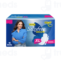 Stayfree Secure Cottony Comfort Xl Sanitary Pads 18