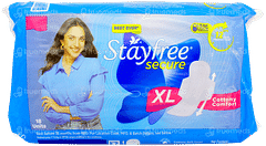 Stayfree Secure Cottony Comfort Xl Sanitary Pads 18 Stayfree Secure Cottony Comfort Xl Sanitary Pads 18