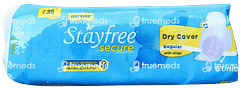 Stayfree Secure Dry Cover Regular With Wings Sanitary Pad 6