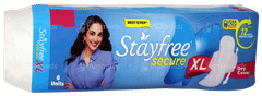 Stayfree Secure Dry Cover With Wings Xl Sanitary Pads 6