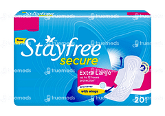 Stayfree Secure With Wings Xl 20 Sanitary Pad