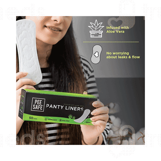 Pee Safe Aloe Vera Panty Liners 50