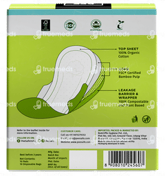 Pee Safe Biodegradable Sanitary Pads Overnight Pack Of 10