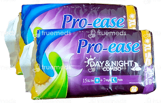 Pro Ease Day And Night Combo Xl Sanitary Pad 22 (pack Of 2)