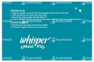 Whisper Maxi Fit Regular Sanitary Pad 15