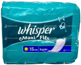 Whisper Maxi Fit Regular Sanitary Pads 15