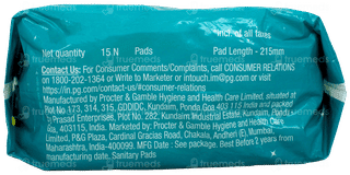Whisper Maxi Fit Regular Sanitary Pads 15