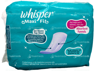 Whisper Maxi Fit Regular Sanitary Pads 15