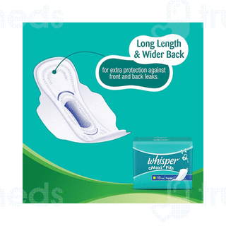 Whisper Maxi Fit Regular Sanitary Pads 15