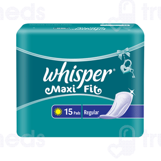 Whisper Maxi Fit Regular Sanitary Pads 15