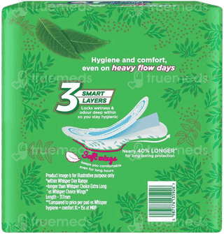 Whisper Ultra New Hygiene + Comfort Xl+ Sanitary Pads 50