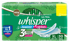 Whisper Ultra Clean Hygiene Comfort Xl Sanitary Pads 30