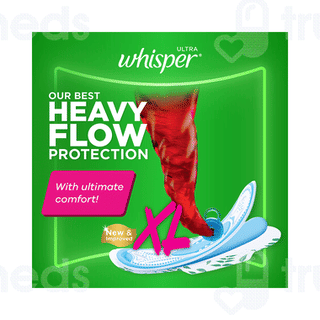 Whisper Ultra New Clean Hygiene + Comfort Xl Sanitary Pads 30