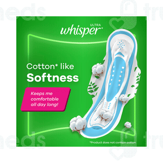 Whisper Ultra New Clean Hygiene + Comfort Xl Sanitary Pads 30
