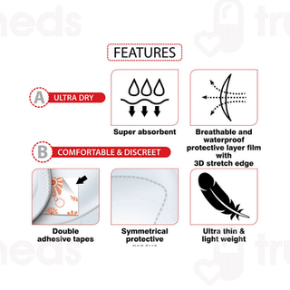 Luvlap Disposable Breast Pads 48