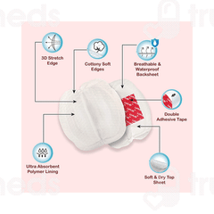 Luvlap Disposable Breast Pads 48