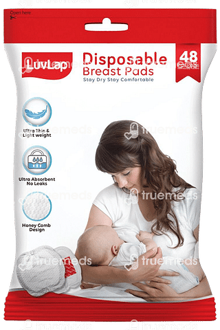 Luvlap Disposable Breast Pads 48