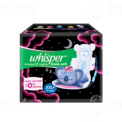 Whisper Bindazzz Nights Koala Soft Xxl+sanitary Pads 10
