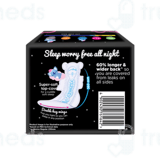 Whisper Bindazzz Nights Koala Soft Xxl+sanitary Pads 10
