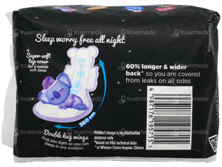 Whisper Bindazzz Nights Koala Soft Xxl+Sanitary Pads 10
