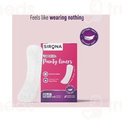 Sirona Dry Comfort Panty Liners Large Pads 60