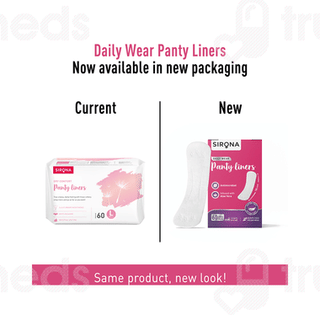 Sirona Dry Comfort Panty Liners Large Pads 60