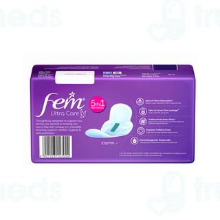 Fem Ultra Care Xl Sanitary Pads 40