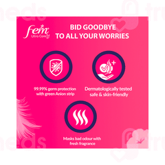 Fem Ultra Care Xl Sanitary Pads 40
