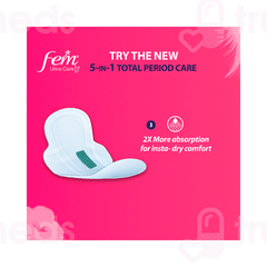 Fem Ultra Care Xl Sanitary Pads 40