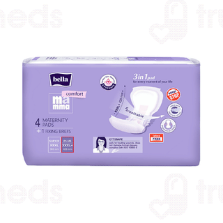 Bella Mamma Comfort 4 And 1 Fixing Briefs Plus Xxxl Plus Maternity Pads