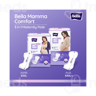 Bella Mamma Comfort 4 And 1 Fixing Briefs Plus Xxxl Plus Maternity Pads