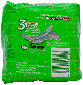 Whisper Ultra Hygiene Comfort Xl Plus Sanitary Pad 15