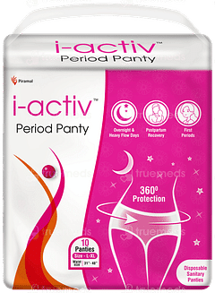 I Activ L To Xl Disposable Period Panty 10