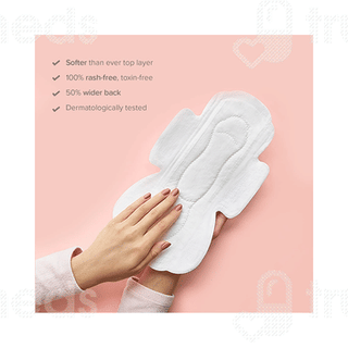 Nua Ultra Thin Xl Sanitary Pads 50