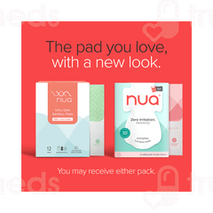 Nua Ultra Thin Xl Sanitary Pads 12