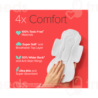 Nua Ultra Thin Xl Sanitary Pads 12