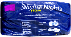 Stayfree Secure Nights Cottony Comfort Xxl Sanitary Pads 40