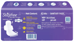 Stayfree Dry Max All Night Ultra Dry Xxl Sanitary Pads 42