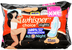 Whisper Choice Night Xxl Pads 6