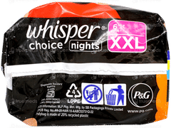 Whisper Choice Night Xxl Pads 6