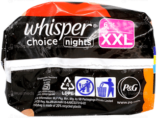 Whisper Choice Night Xxl Pads 6