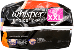 Whisper Choice Night Xxl Pads 6