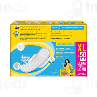 Amrutanjan Comfy Snug Fit Xl Sanitary Pads 18