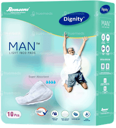Romsons Dignity Man Light Inco Pads 10 Romsons Dignity Man Light Inco Pads 10