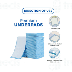 C Cure Premium Underpads With Gel Lock Technology Large Pad 10